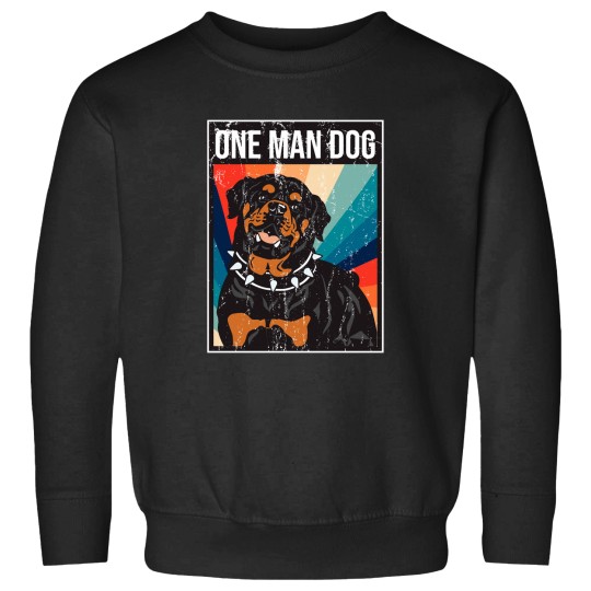 Discover One man dogs Fitted Sweatshirts