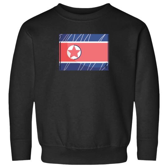 Discover North Korea Flag Country Isolated Icon 4606 Sweatshirts