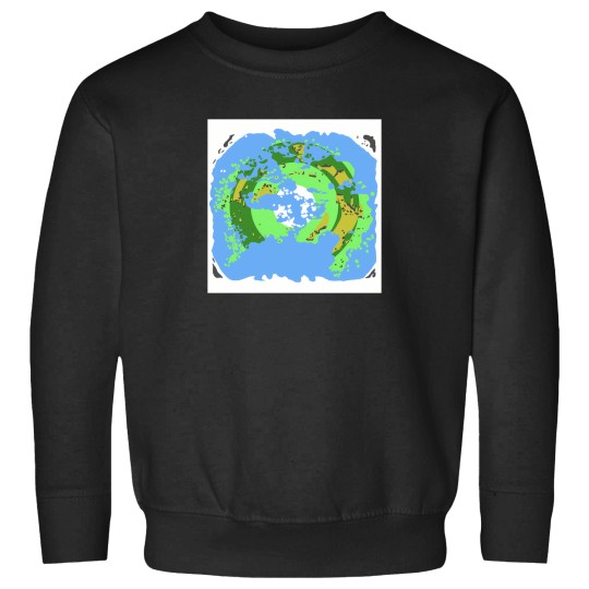 Discover North Pole Centred Fantasy Map 1743 Sweatshirts