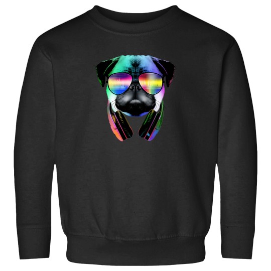 Discover Music-Love-Pug T-Shirt Sweatshirts