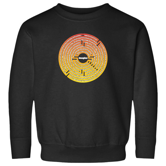 Discover Imagine-Labyrinth-With-Imagine-Lyrics-(1)T-Shirt Sweatshirts