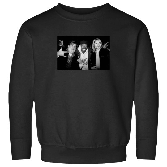 Discover Chris Farley Kurt Cobain Tupac Unisex Sweatshirts