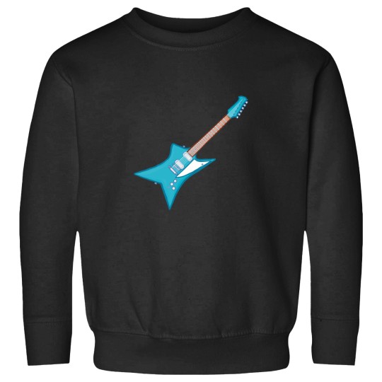 Discover electrics blue guitar Sweatshirts