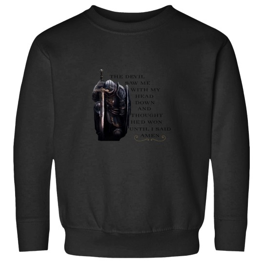 Discover A praying Knight Sweatshirts