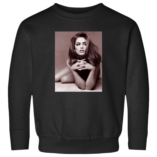 Discover Cindy Crawford  Black and White Classic T-Shirt Sweatshirts
