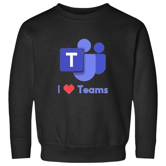 Discover I Love Microsofts Teams Sweatshirts