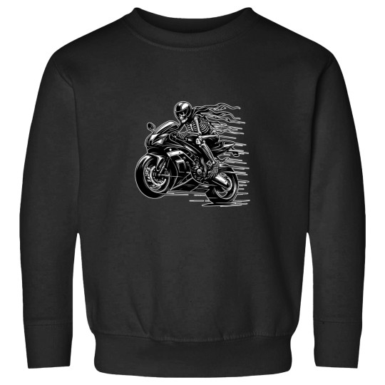 Discover Skeleton Dark Motorcycle Racing Byker Racing Car Nascasr Moto Gps Chopper Ogirdor (15) Sweatshirts