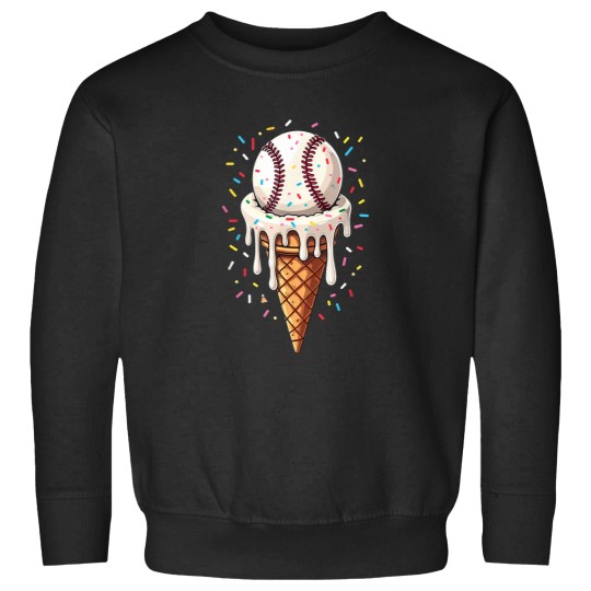 Discover baseball drip boys ice cream cone drip baseball Sweatshirts