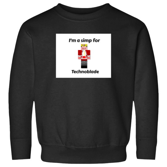 Discover I'M A Simp For Technoblade (White Base) (1) Sweatshirts