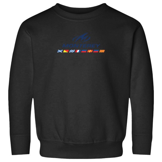 Discover Vintage Short Sleeve Monterey Boats Blue Logo T-Shirt Sweatshirts