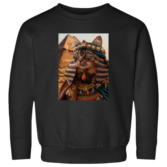 Discover Pharaoh Cat and Pyramid Sweatshirts