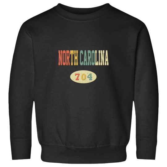 Discover Norths Carolinas 704 areas codes Sweatshirts