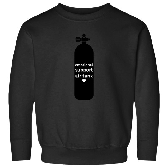 Discover Emotional Support Air Tank Funny Scuba Diver Sweatshirts