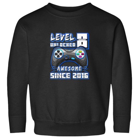 Discover 8th Birthday Gamer 8 Year Old Funny Bday Boy Eig Sweatshirts