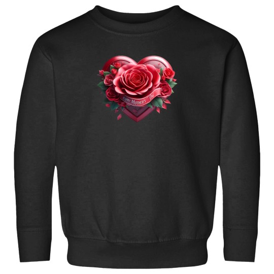 Discover Mother'S Day Heart 2024 With Roses (2) Sweatshirts