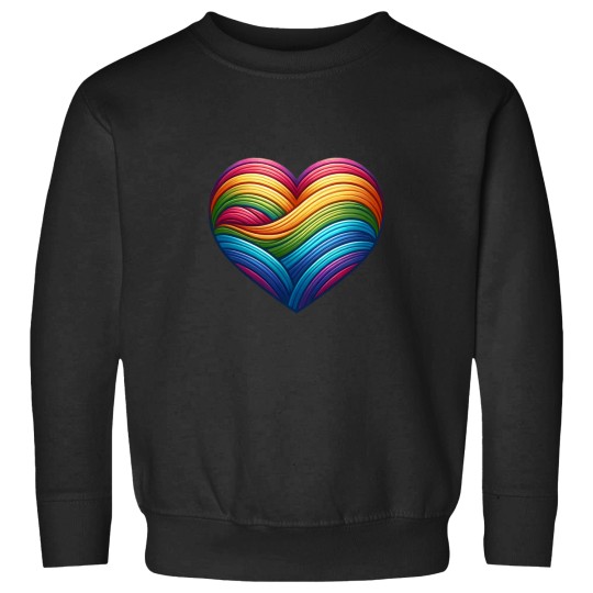 Discover rainbows Heart symbols of LGBT+ loves and Diversity Sweatshirts