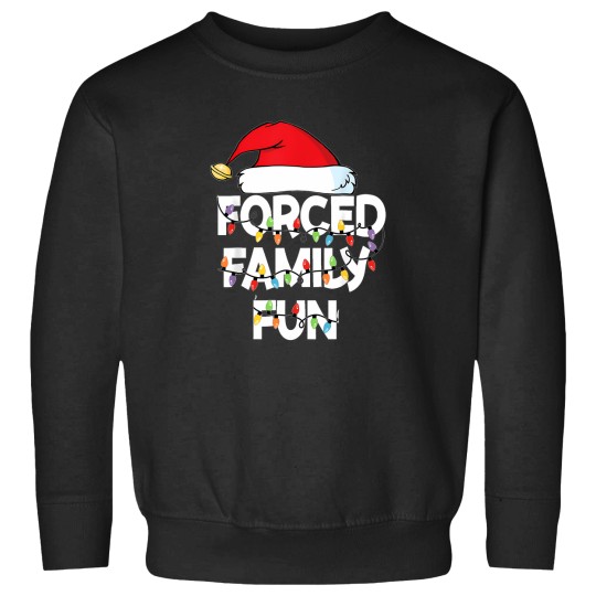 Discover Forced-Family-Fun-Shirt-Men-Women-Kids-Christmas-Pajamas-T-Shirt Sweatshirts