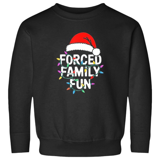 Discover Forced-Family-Fun-Shirt-Men-Women-Kids-Christmas-Pajamas-T-Shirt-(1) Sweatshirts