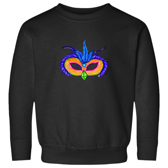 Discover Vibrant carnivalss masks - Hand Drawn abstracts Art Sweatshirts