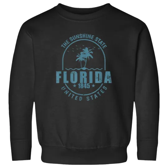 Discover Florida The Sunshine State 1845 United States Sweatshirts