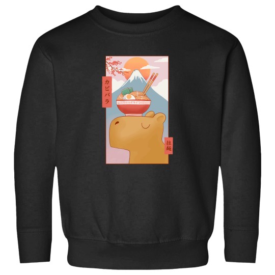Discover Capybara And Ramen T-Shirt Sweatshirts