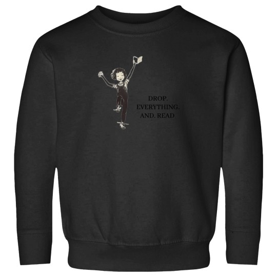 Discover Book Week Beverly Cleary Ramona Quimby Dear Reading Sticker Drop Everything And Read Book Week 24 Reading Tee Teacher Librarian Stickers (1) T-Shirt Sweatshirts