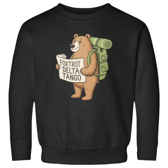 Discover Bear Foxtrots Deltas Tangos Funny Bear Foxtrots Deltas Tango Sweatshirts