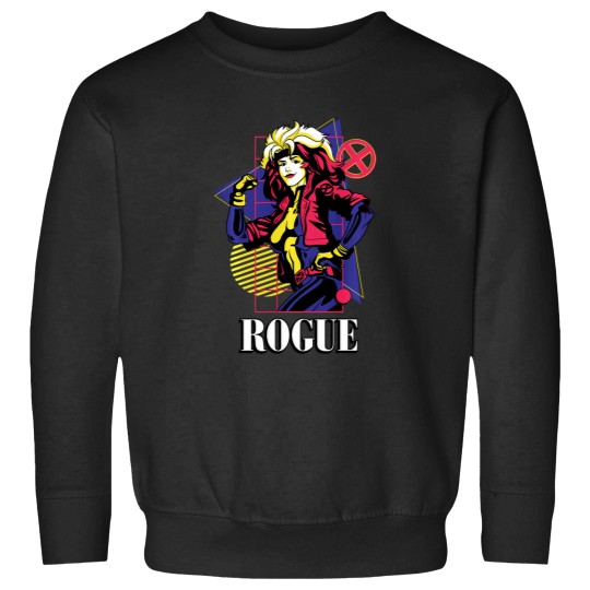 Discover Super Heroes Valentine Couples Matching Rogue Long Sleeve Sweatshirts