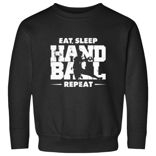 Discover Eat Sleep Han.dball Repeat By Subgirl Sweatshirts