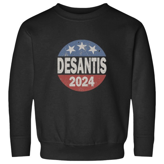 Discover Vintage Distressed DeSantis For President In 2024 Sweatshirts