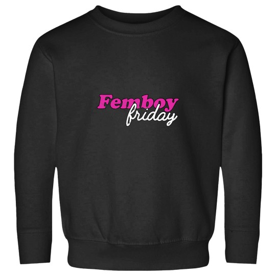 Discover Femboy Friday Gay Pride Distressed LGBTQ Queer Sweatshirts