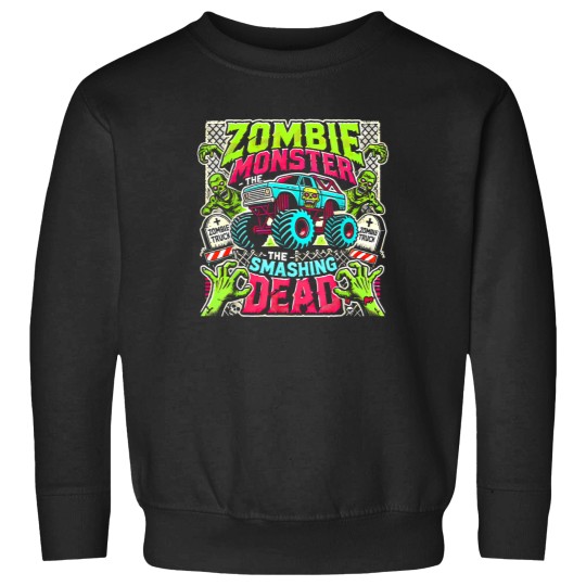 Discover zombie monster truck the smashing dead Sweatshirts