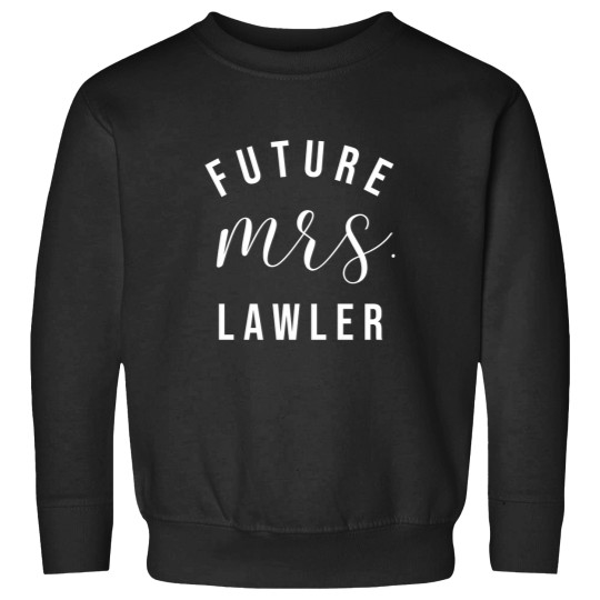 Discover Future Mrs Lawler I Said Yes Personalized Customized Fiancee Sweatshirts