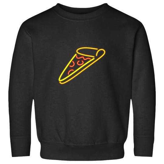 Discover Neons Pizza Sign Art Sweatshirts
