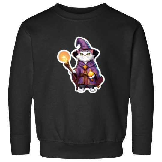 Discover Cute Wizard Cat 2 Sweatshirts