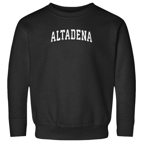Discover Altadena California Vintage Athletic Sports Bw Print T-Shirt Sweatshirts