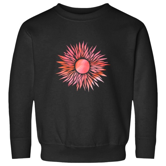 Discover Pink Purple Red Sun Watercolor Sweatshirts