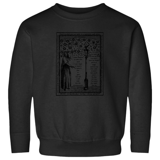 Discover Mski- The Deal inspired Woodcut illustration (Midnight Black Version) Sweatshirts