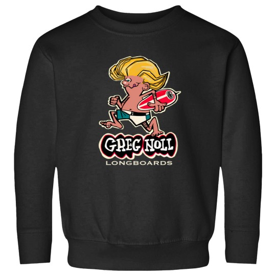 Discover Vintage Greg Noll longboards surfer running man Sweatshirts