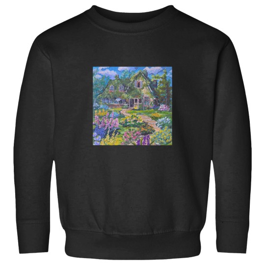 Discover kiki_s delivery service house pastel kawaii painting 2022 Long Sweatshirts