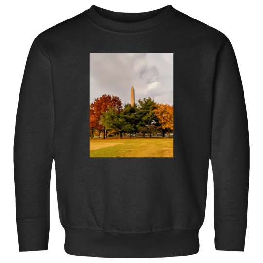 Discover Washington Monument in the fall Sweatshirts