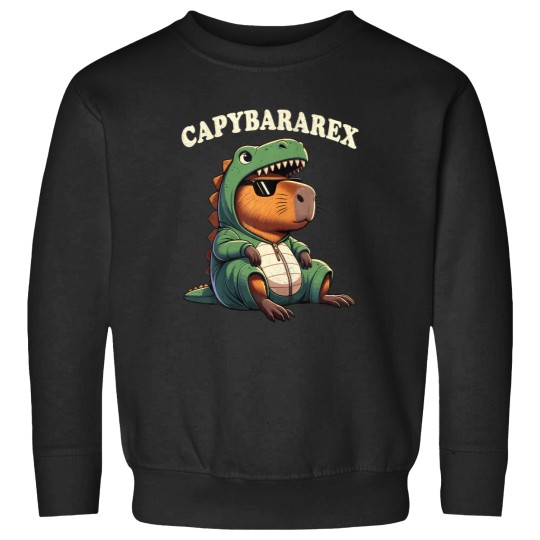 Discover Capybara For Funny Capybara Rodent Trex Dinausor Sweatshirts