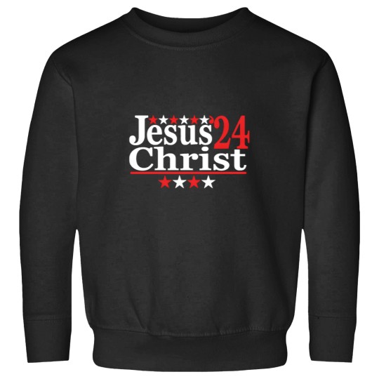 Discover Jesus Christ 2024 Political Election Parody Sweatshirts