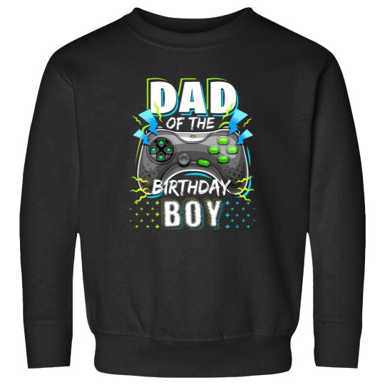 Discover Dad Of The Birthday Boy Matching Video Gamer Birthday Party Sweatshirts