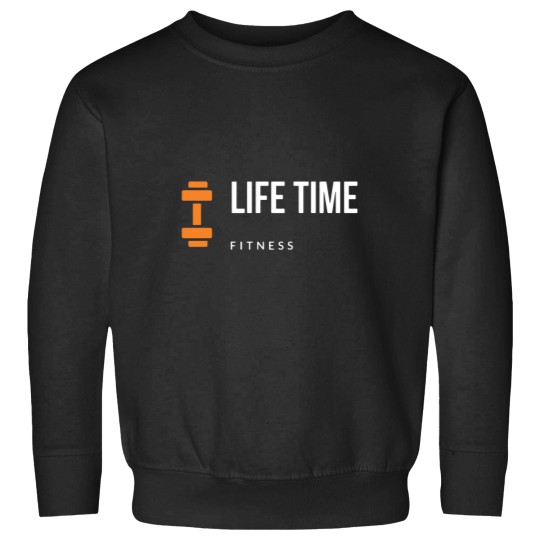Discover Lifetime Fitness Black Tee Sweatshirts