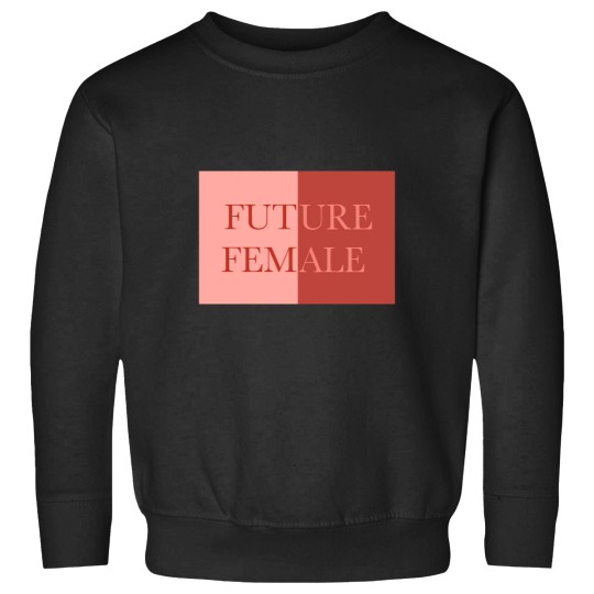 Discover The Future Is Female (4) Women'sRights Are Human Rights Sticker Sweatshirts