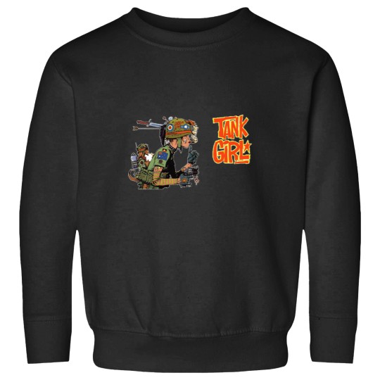 Discover Tank Girl  On Patrol Glossy Sweatshirts