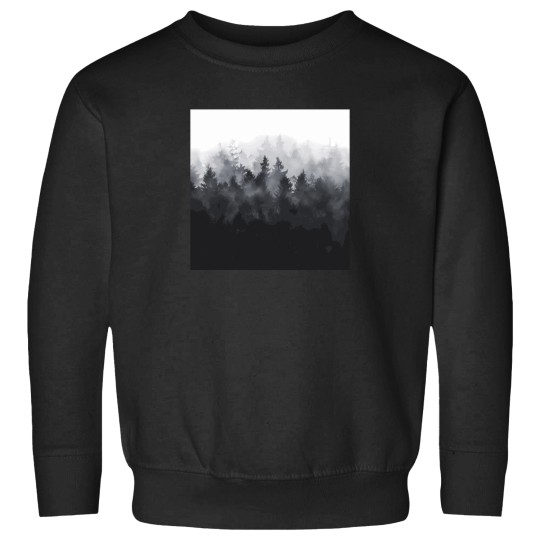 Discover The-Heart-Of-My-Heart--Midwinter-Blues-Gothic-Ravencore-Forest-With-Cascadia-Trees-Covered-In-Magic-Fog T-Shirt Sweatshirts