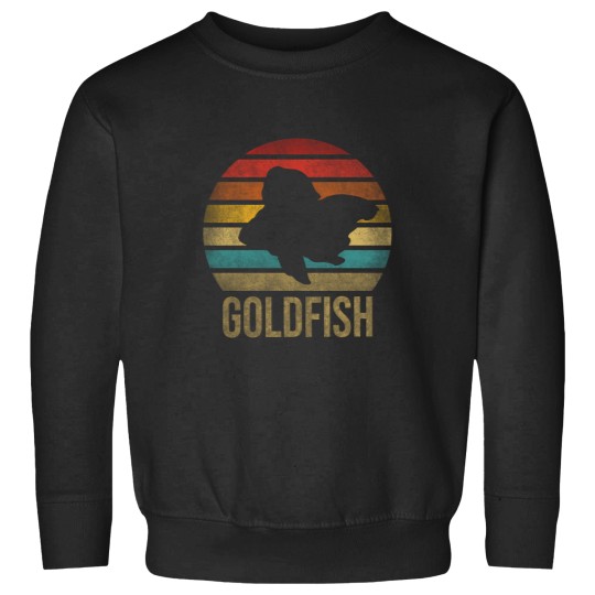 Discover Gold Fish Goldie Goldfish Retro Sunset Sweatshirts