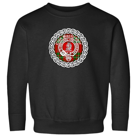 Discover Macgregor-Surname-Last-Name-Scottish-Clan-Tartan-Badge-Crest-Tank-Top T-Shirt Sweatshirts